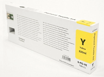 S-PG2-2YE, 220мл, картридж Желтый Pigment DTF
