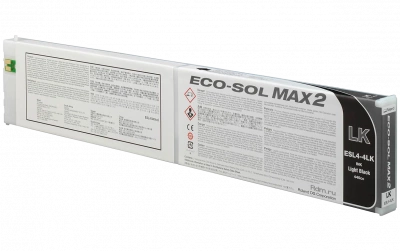 ESL4-4LK, 440мл, картридж Light Black ECO-Sol MAX2