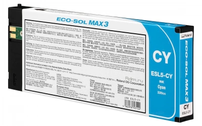 ESL5-CY, 220мл, картридж Cyan ECO-SOL MAX3